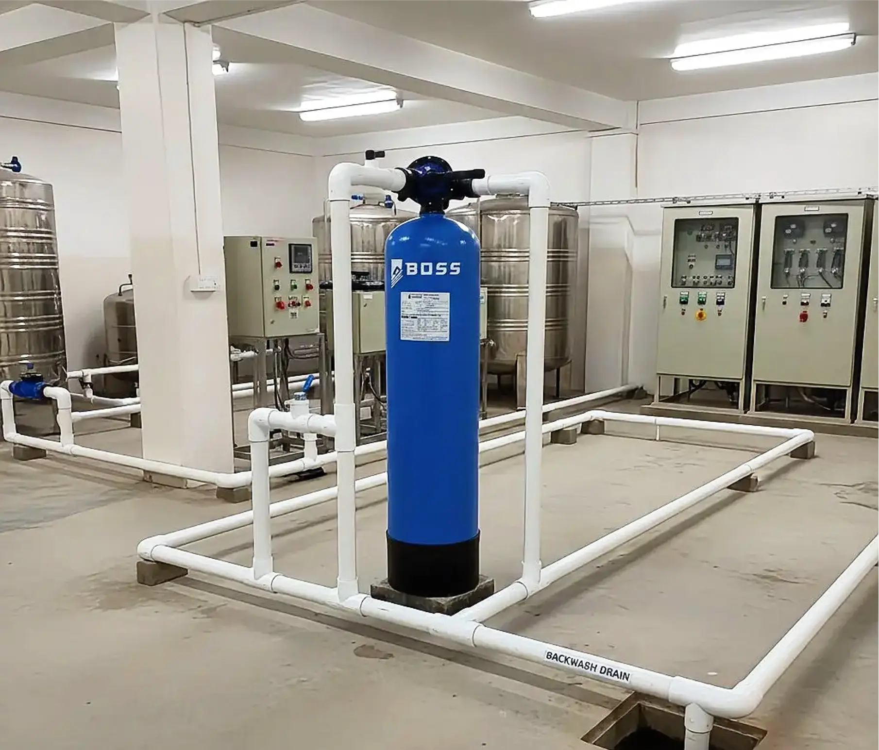Boss water Treatment Plant (Fiber Vessel Plant)