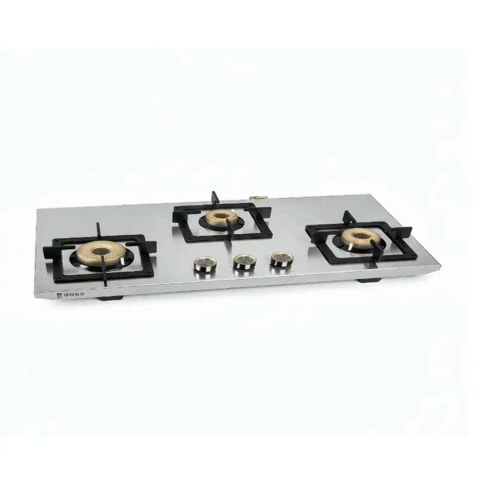 3 Buner Steel Boss Gas Hobs